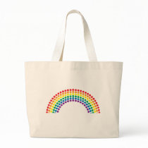 Dotty Rainbow Tote Bags