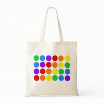 Dotty rainbow bag