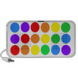 Dotty rainbow custom speakers