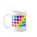 Dotty rainbow - English tea mug