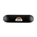 DOUBLE ARC-EN-CIEL COMPLÈTEMENT SKATEBOARD CUSTOMISABLE
