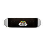 DOUBLE ARC-EN-CIEL COMPLÈTEMENT PLATEAUX DE SKATEBOARDS CUSTOMISÉS