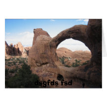 Double Arch Greeting Cards