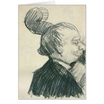 Double-Bass Player, Vincent van Gogh Cards