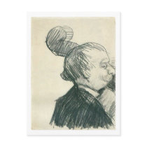 Double-Bass Player, Vincent van Gogh Post Card