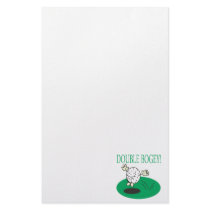 Double Bogey Personalized Stationery