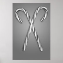 Double Candy Cane Print