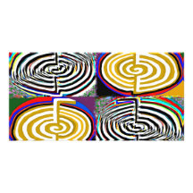 Double Choukuray - Karuna Reiki Sign Photo Card Template