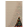 DOUBLE CHRISTMAS TREE DESIGN PERSONALIZED STATIONERY