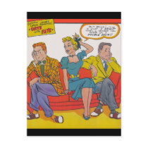Double Date Post Card