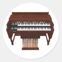 Double Decker Organ: 3D Model: Sticker