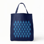 Double Diamond Blues Pattern Canvas Bags