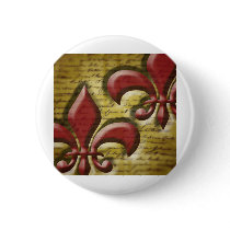 Double Fleur de Lis Buttons