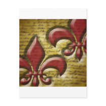 Double Fleur de Lis Postcard