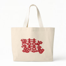 Double Happiness Tote Bags