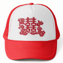 Double Happiness Bird Trucker Hat