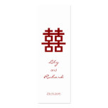 Double Happiness Chinese Wedding TQ / Gift Tag /