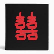 Double Happiness in Red Binder