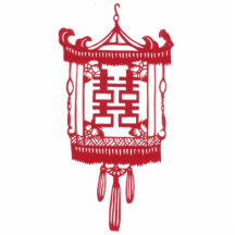 Double happiness Lantern Acrylic Cut Out