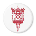 Double happiness Lantern Magnets