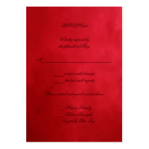 Double Happiness RSVP Card Business Card Templates