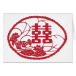 Double happiness Tree Ducks Greeting Card