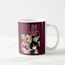 Double happiness - with orchids! mugs