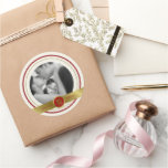 Double Happiness Xi Wedding Photo Label Sticker