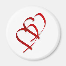Double Heart Magnet