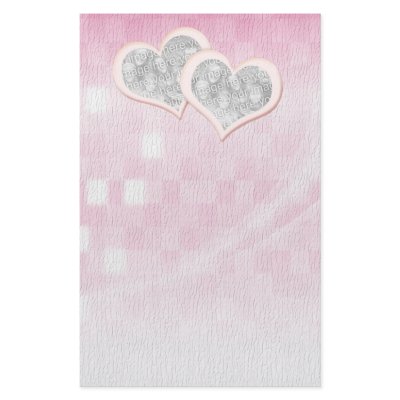 Double Heart  Photo Stationery by uniqueprints