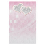 Double Heart  Photo Stationery