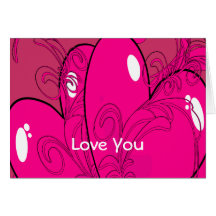 Double Hearts Card