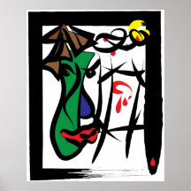 Double homme au sujet de elle - amour soustrait posters