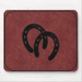 Double Horse-shoes BRANDED MOUSEPAD