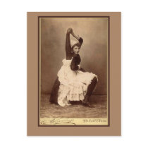 Double Jointed Circus Performer on Cards Post Cards