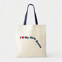 Double Knee Replacement Gifts | Get Well Canvas Bag