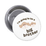 Double Monkey Big Brother T-shirt Pin