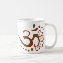 Double Om Pink Cup Mug