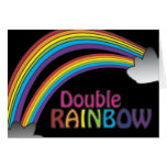 Double Rainbow All The Way Across The Sky Greeting Card