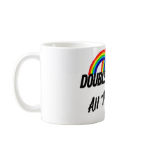 double rainbow all the way coffee mugs