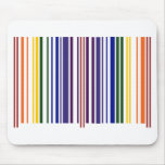 Double Rainbow Barcode Mousepads