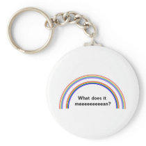 Double Rainbow Keychain