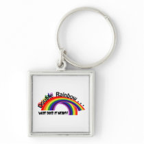 Double Rainbow Keychain