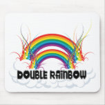 DOUBLE RAINBOW MOUSEPAD