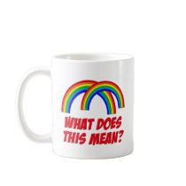 Double Rainbow Coffee Mugs