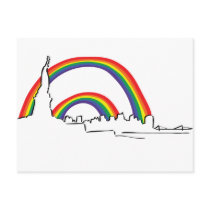 Double rainbow - NYC Post Card