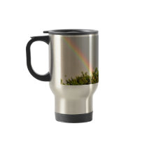 Double Rainbow Photo with sky and trees Coffee Mug
