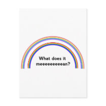 Double Rainbow Post Card