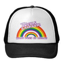 Double Rainbow tshirt Mesh Hat