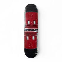 Double red letter boxes skate boards